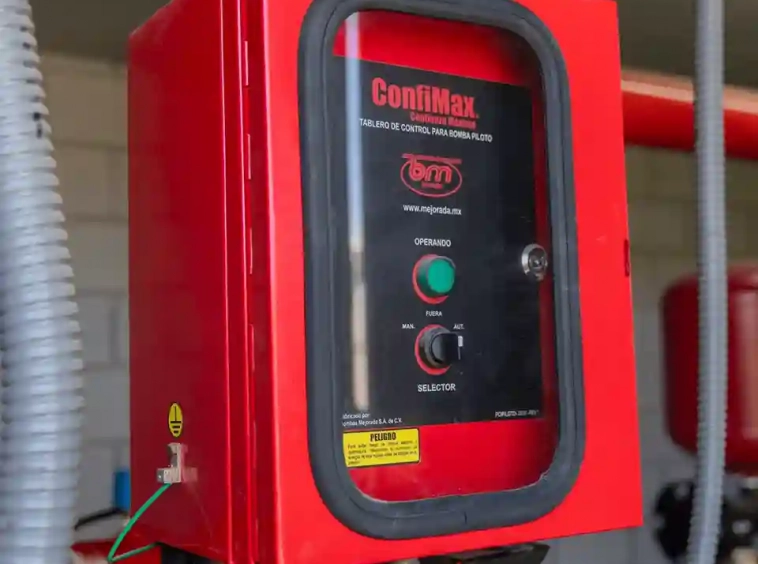 caja contra incendios parque industrial